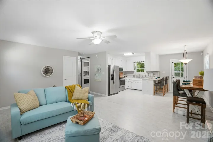 Spacious open floor plan