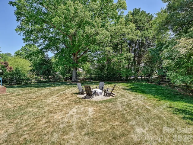 Backyard with Firepit