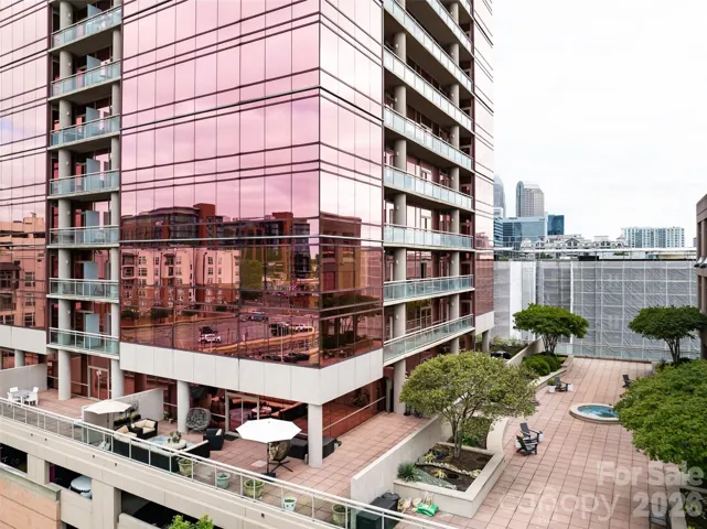 Wrap around private terrace.