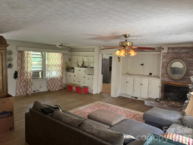 Open concept living/dining area.