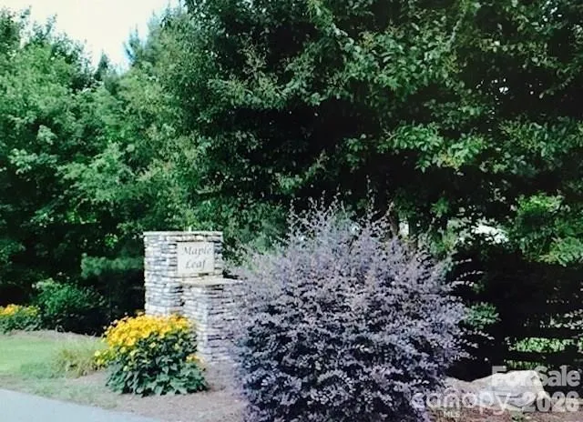 Maple Leaf Subdivision Entrance