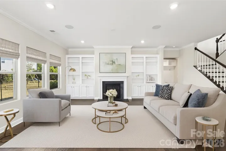 Virtually Staged Living Room 