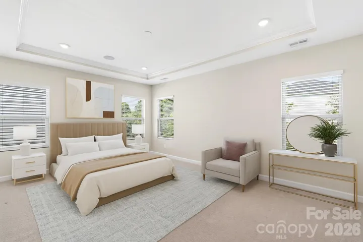 Virtually Staged Bedroom