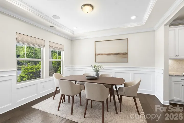 Virtually Staged Formal Dining Room 