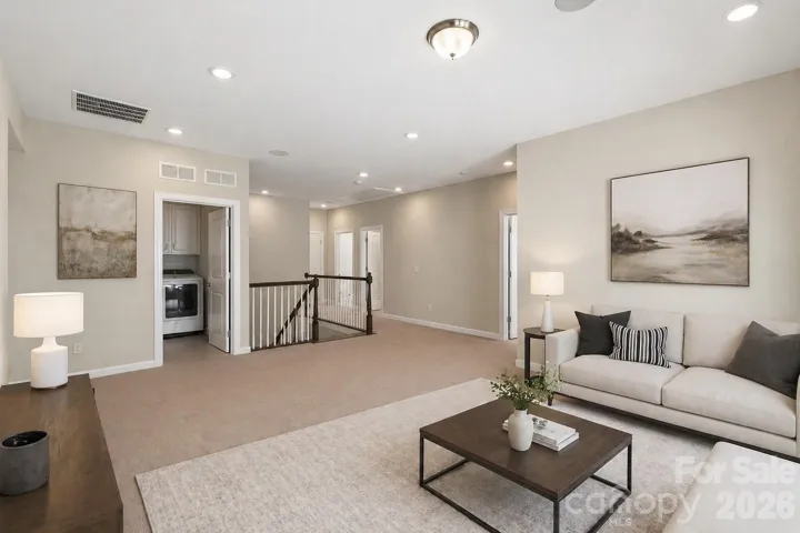 Virtually Staged Loft Area
