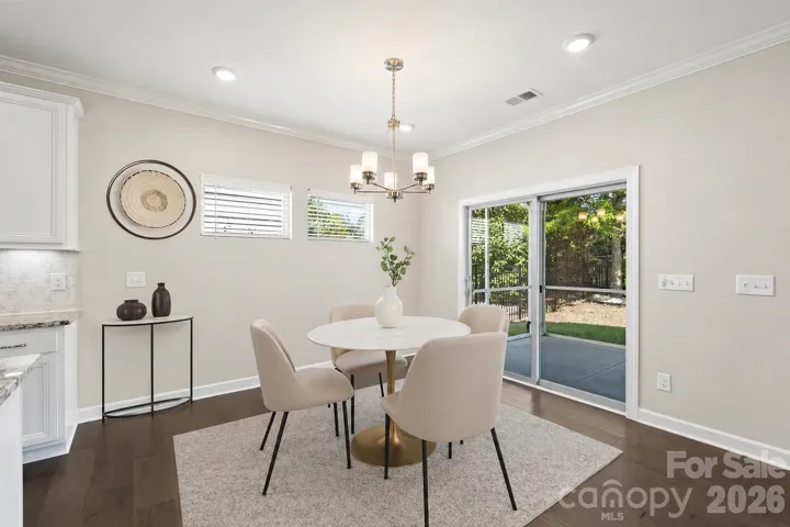 Virtually Staged Breakfast Area 