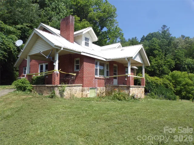 Front side view of home