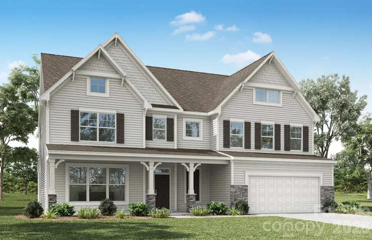 Homesite 165 features the Waverly plan
