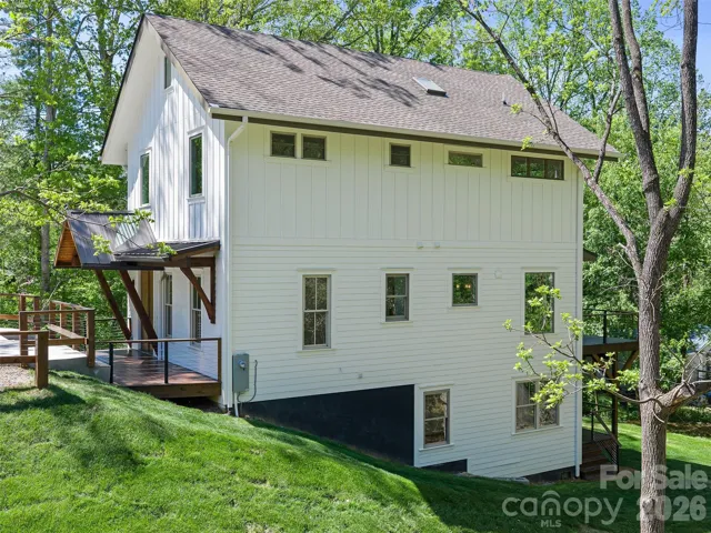 Two story home with walk out finished  basement.