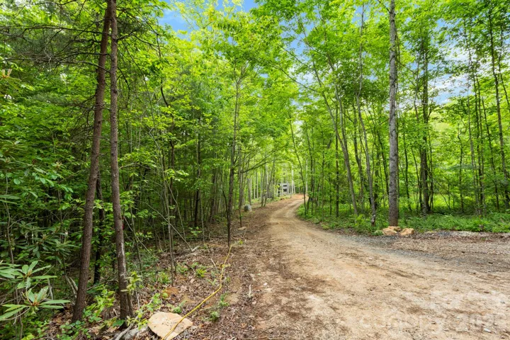 Driveway to currently Prepped Gravel Pads for 5 Tiny Homes or Utilize Land & Utilities for 5 Bedroom Custom Home Track A
