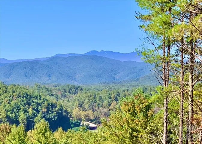 The Grandfather Mountain view from the build site on Lot 104 - breathtaking!