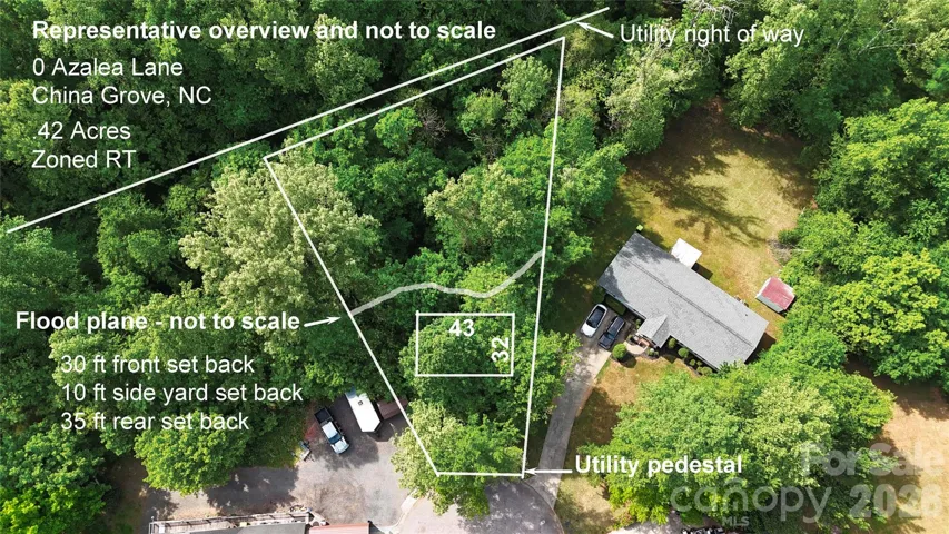 0 Azalea Lane, China Grove, NC single family undeveloped lot.