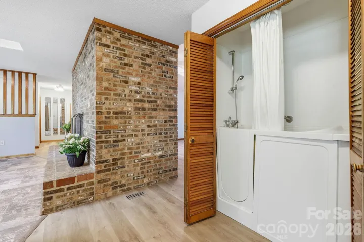 Laundry converted to handicap walk in tub-can be removed