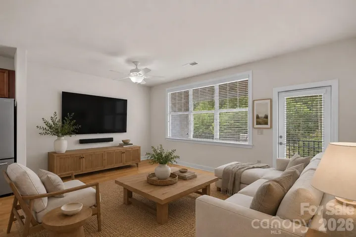 Virtually Staged Living Room