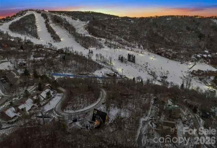 Beech Mountain Resort/Slopes proximity - 103 Snowplow is located at the bottom of the photo
