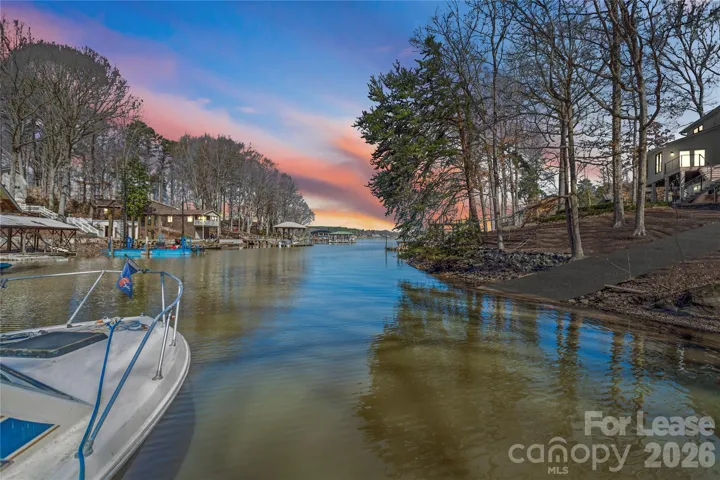 Enjoy the painted sky on clear evenings from 280 Lakeview Shores Loop!