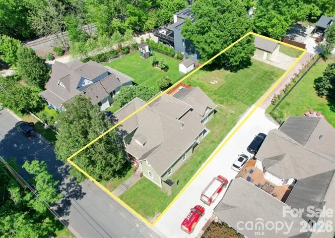 You can build an ADU or pool on the parcel of land between the home and the detached garage.   This adds tremendous value to this property.