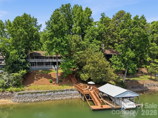 Stunningly renovated 4-bedroom, 4-bath waterfront home in sought-after Tega Cay with breathtaking Lake Wylie views