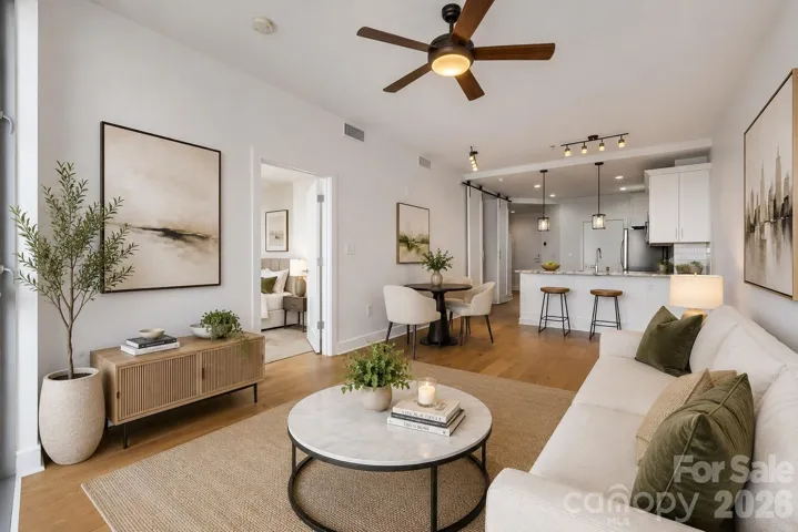 Living room(virtually staged)