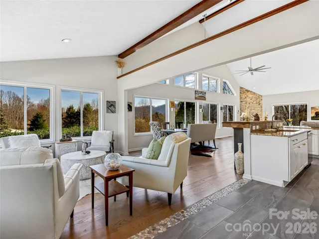 Stunning Wall of Windows & Open Living Design