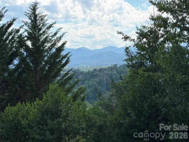 Mountain views from the deck.