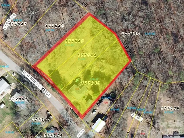 lot parcel with existing home