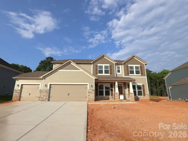 Exterior. Sod will be installed once home is sold