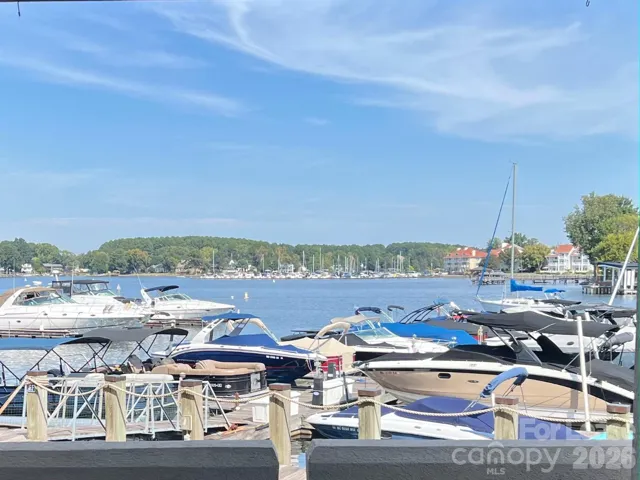 Welcome to your view of Lake Norman.  Boat slips are leased separately