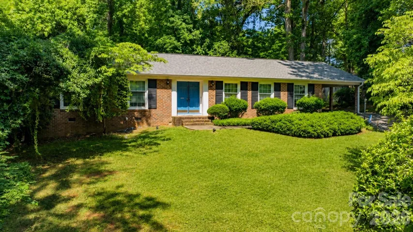 Front of home, grass color enhanced