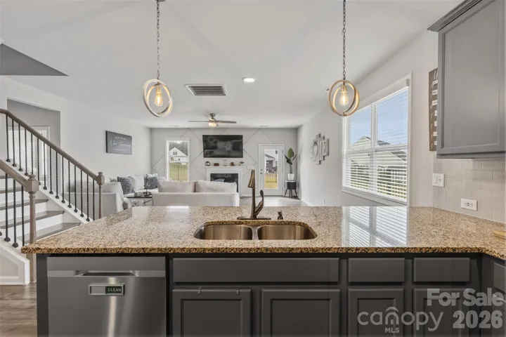 Open Kitchen with large island