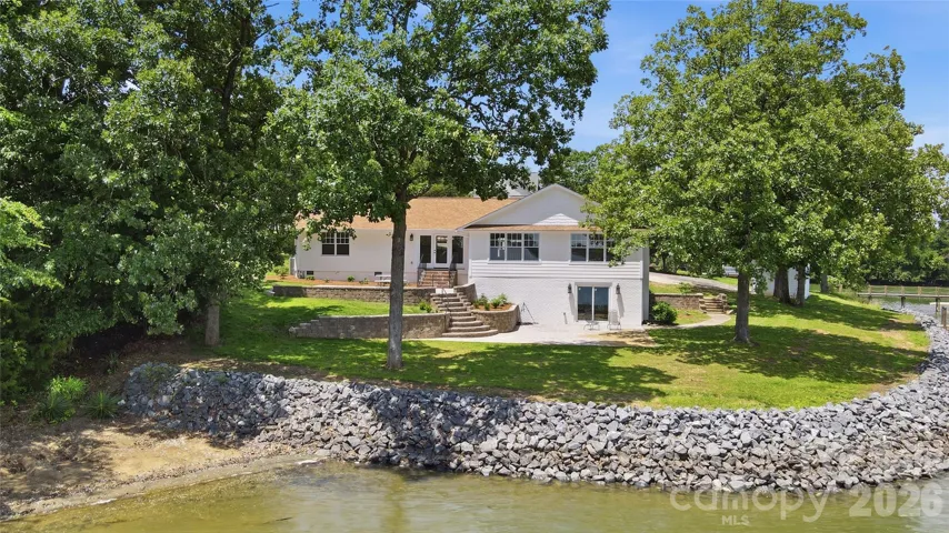 Extraordinary waterfront retreat on 1.47 acres with breathtaking views of Lake Wylie