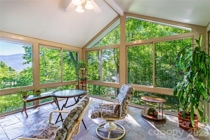 Imagine year-round having coffee or an afternoon beverage in your beautiful sunroom overlooking the mountains.