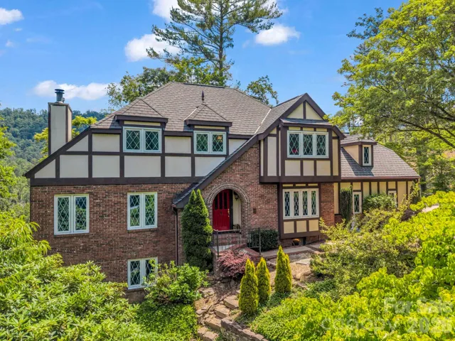Classic Tudor home in lush setting