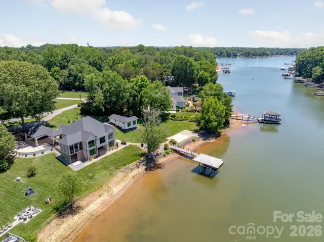 Waterfront enjoyment with dock and paddleboard launch