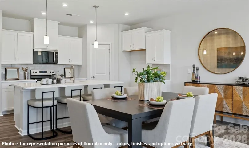 Photo is for representation purposes of floorplan only - colors, finishes, and options will vary