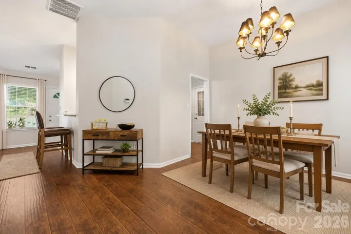 Virtually enhanced entryway.