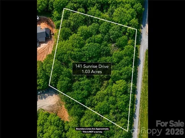Boundary Lines Are Approximate. 141 Sunrise Drive Mars Hill, NC. Lot #14 Sunrise Estates.
