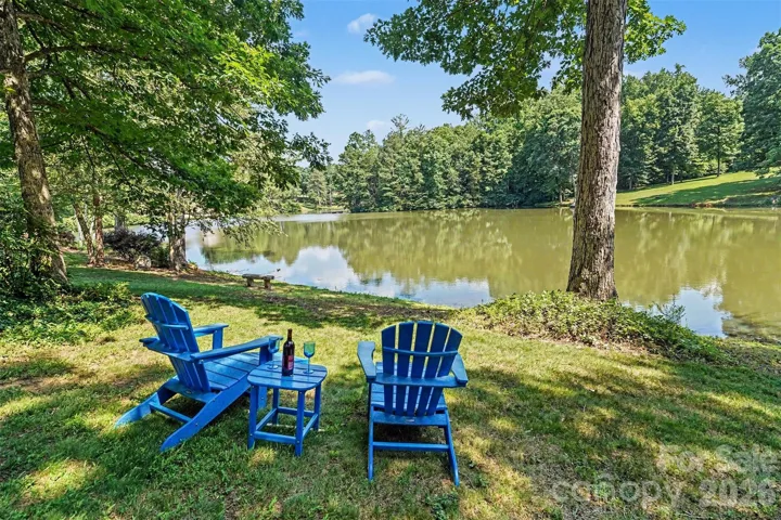 Great view of the 9 acre pond