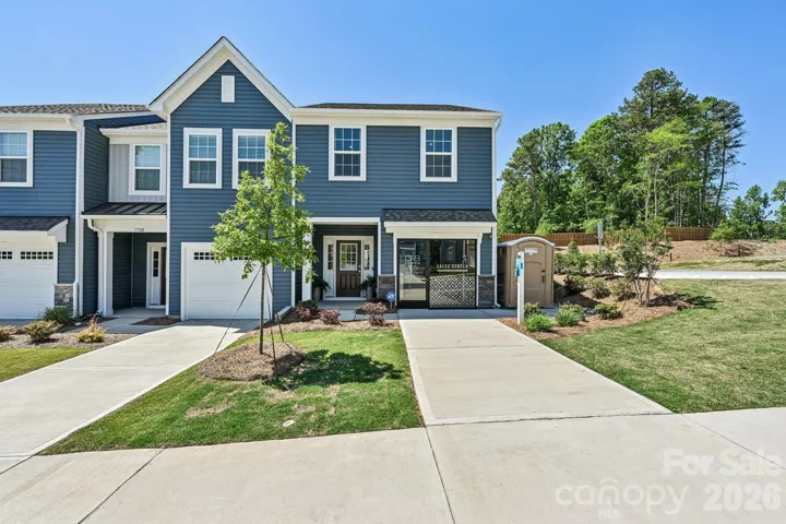 Model Home - Exterior of End Unit Townhome.