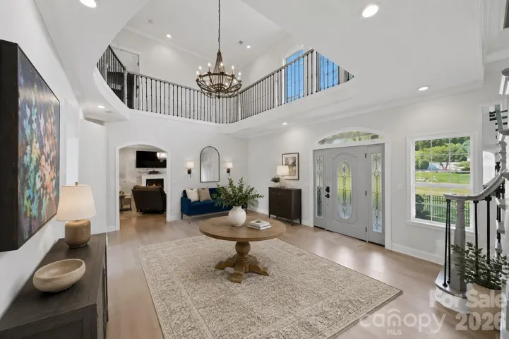 Beautiful Foyer!  With a new front door and hardware.