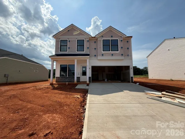 Homesite 189 features a Lancaster C floorplan - home is currently under construction.