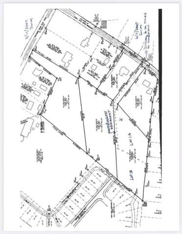 Lot  3 access from Sandy Breee