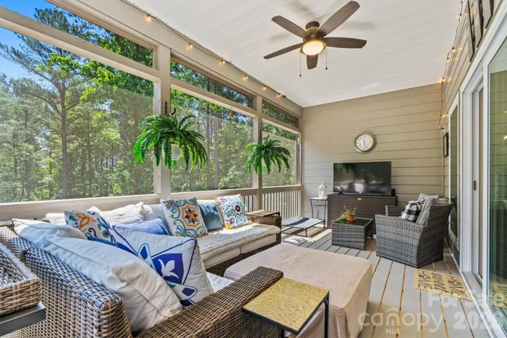 Main Level Screened Porch/Back Deck Entry View