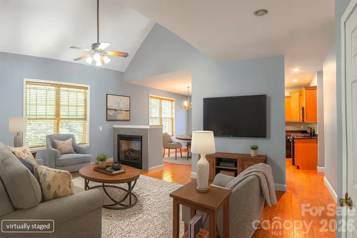 Virtually Staged Living Room