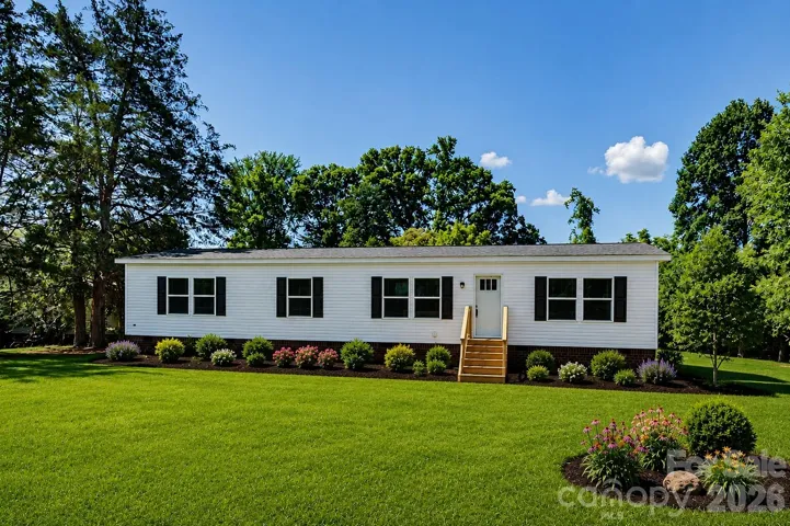Virtually staged front of home