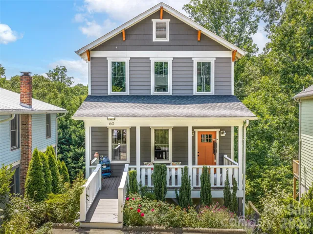 Adorable home with great covered front porch.