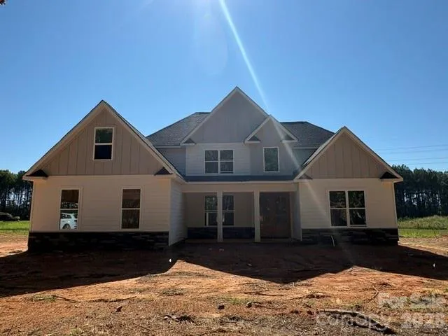 Exterior Graycliff plan. Sheetrock complete cabinets installed