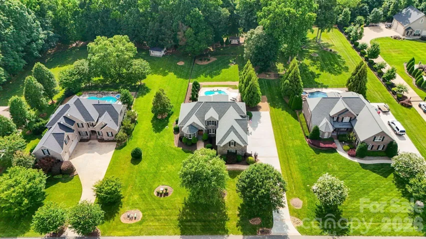 All brick on a full acre!