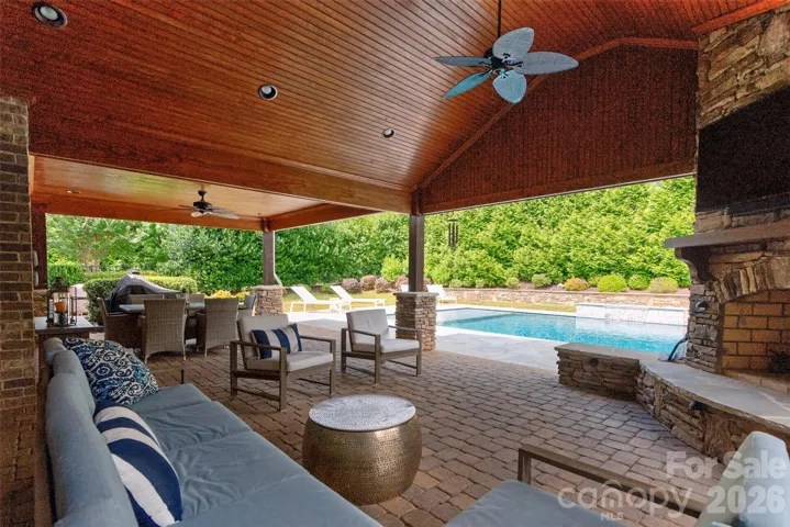 Large outdoor living area