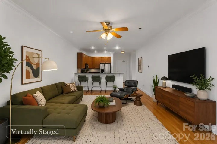 Virtually Staged Living Area